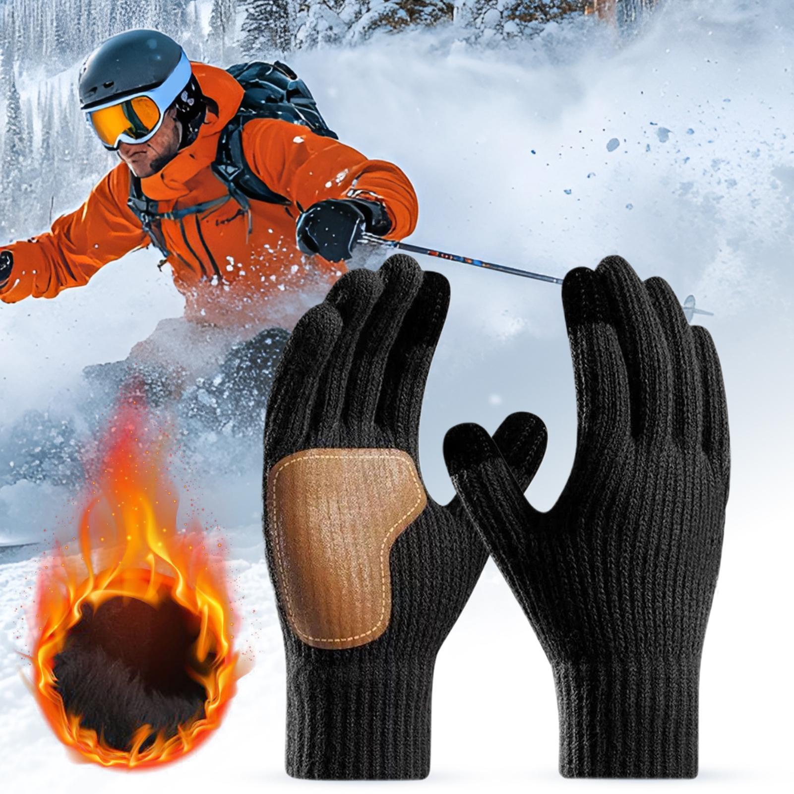 Running Gear Cold Weather - Gants chauffants USB avec écran tactile,