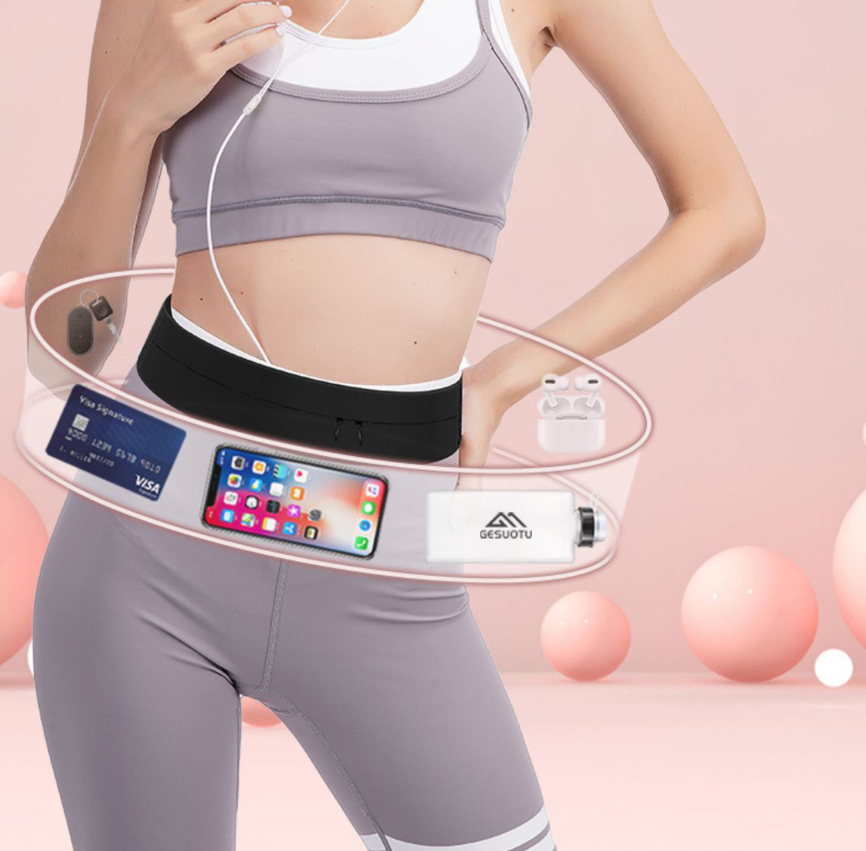 Sac de taille avec ceinture de - Running Gear To Hold Phone avis et prix