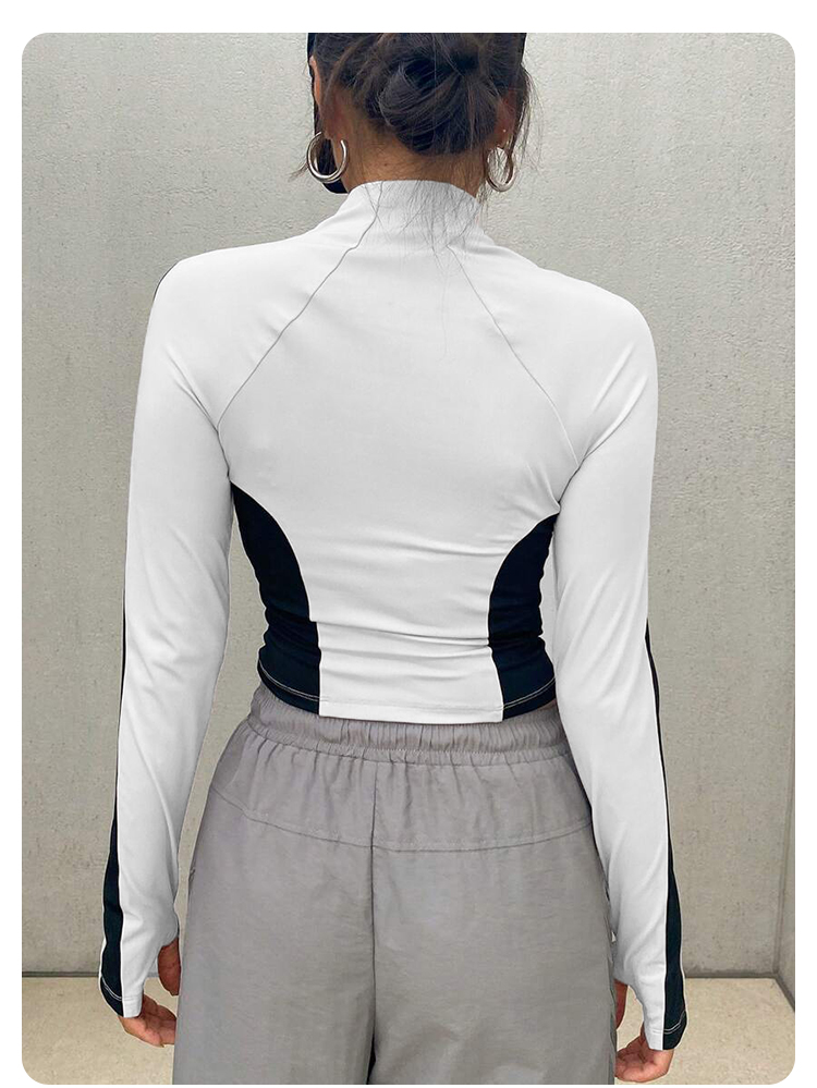 Veste de yoga à col montant po - Running Gear For Women avis et prix