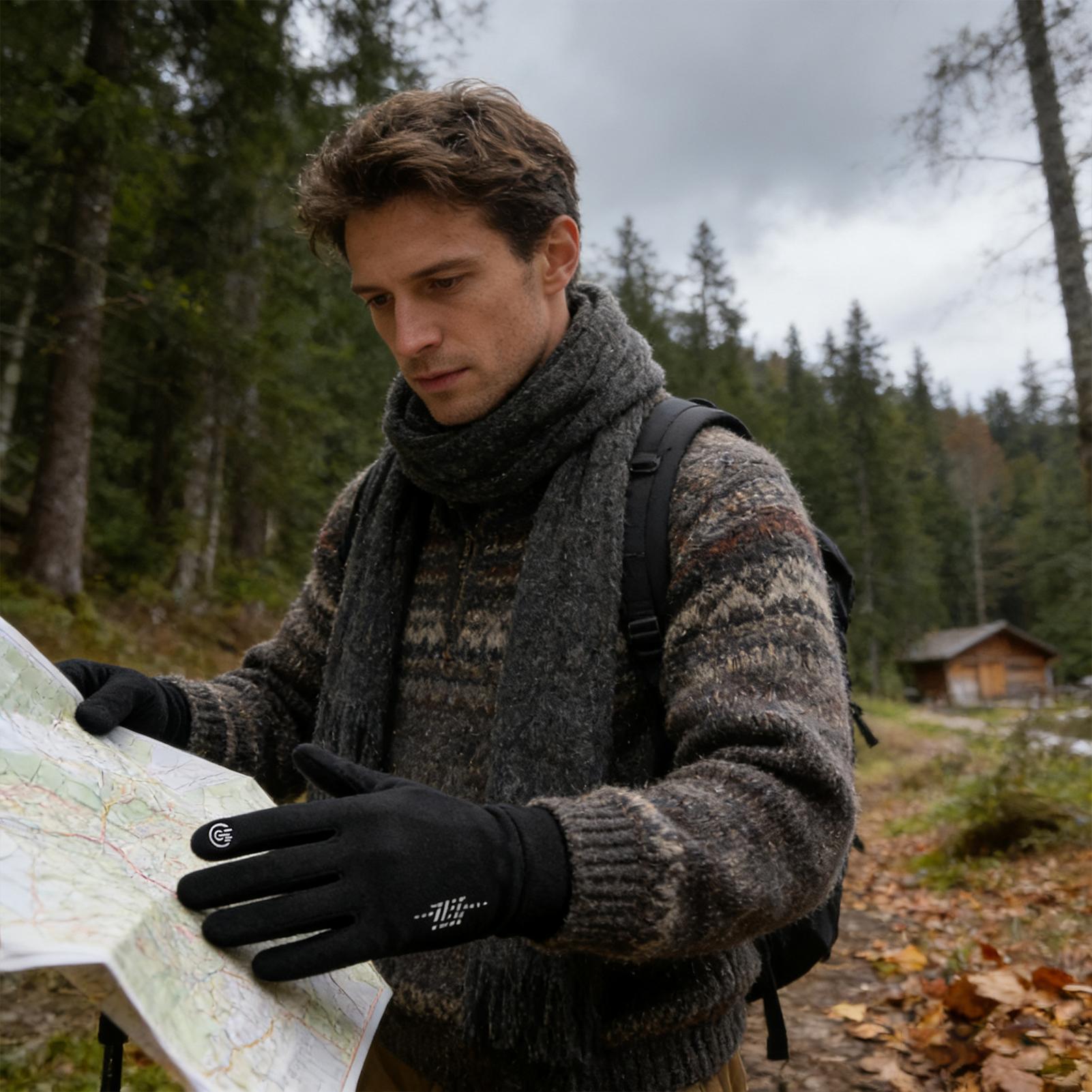 Gants de cyclisme chauds, doig - Running Gear Cold Weather avis et prix