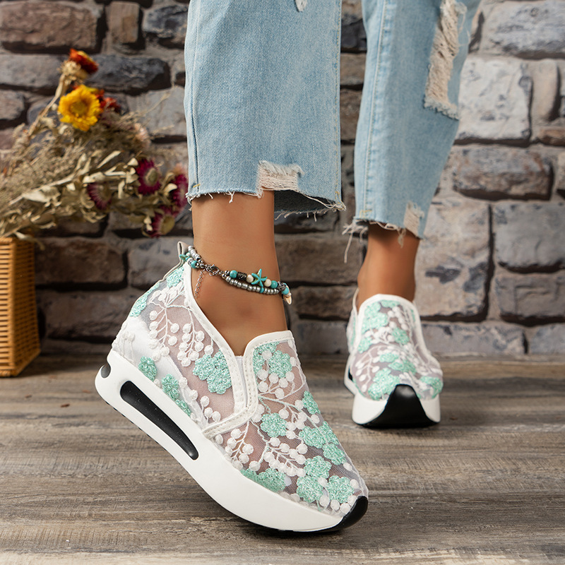 Chaussures plates en dentelle  - Running Gear For Women avis et prix